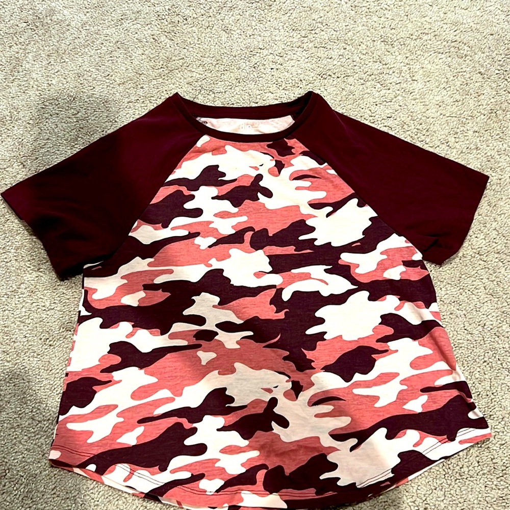 Military print top